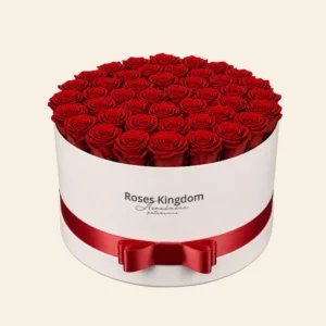 Box z Ruzi DELUXE - biela - cervena