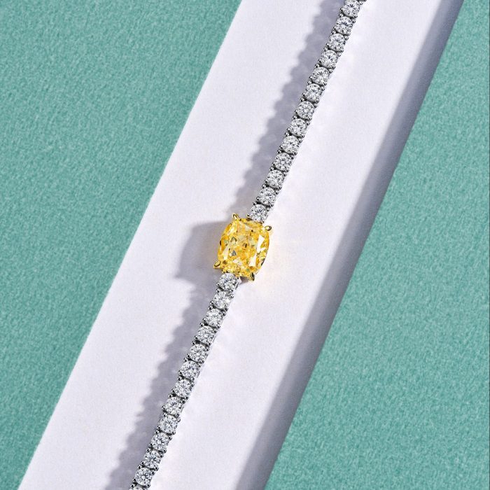 Náramok Mini Diamond Bangle Yellow - Royal - Image 3