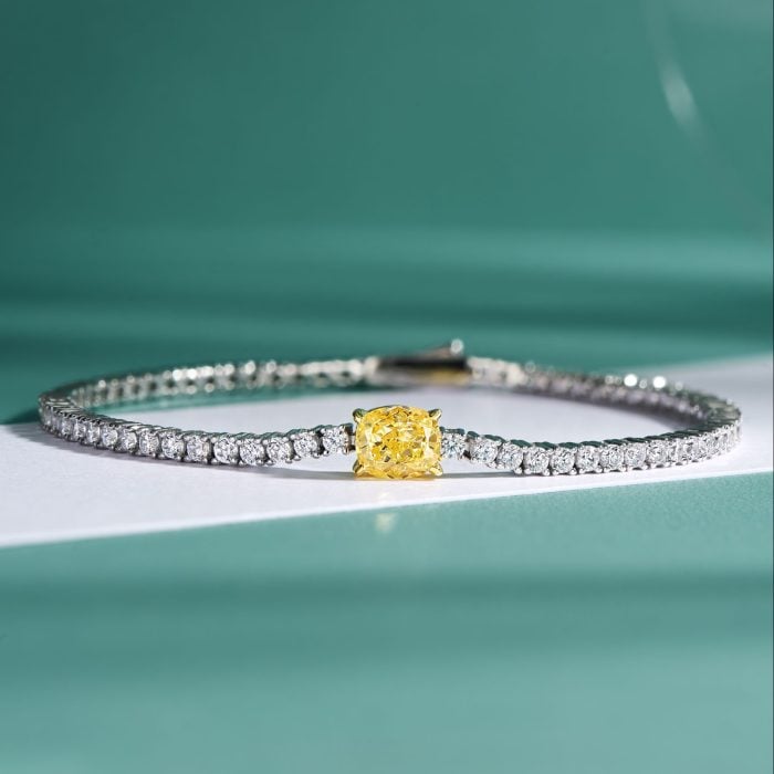 Náramok Mini Diamond Bangle Yellow - Royal - Image 2