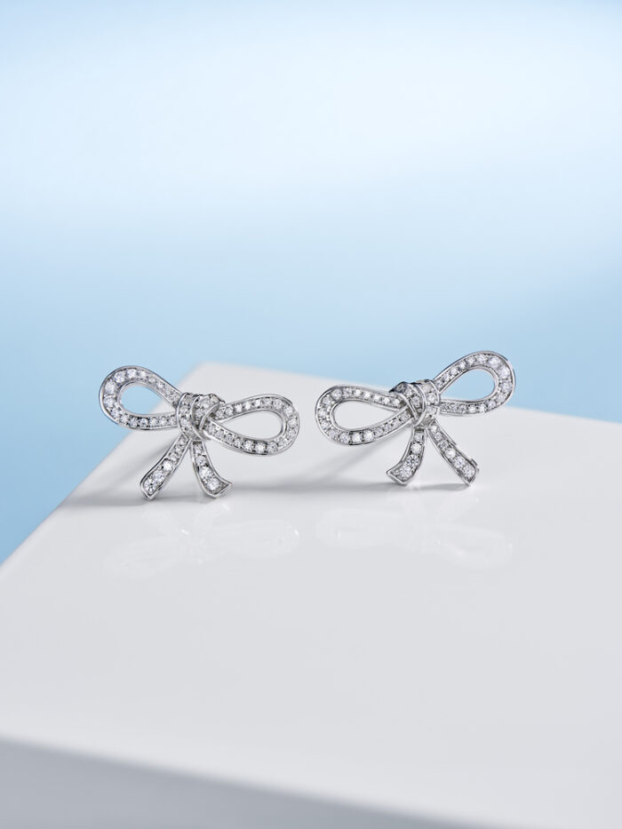 Náušnice Ribbon Bow - Royal - Image 3