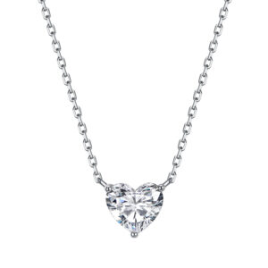 strieborny privesok srdce Mini Heart ciry zirkon 1 ct