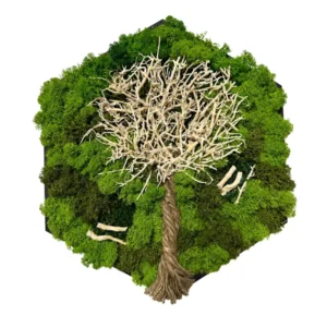Machovy obraz strom v ciernom rame Jesenny strom 30 cm